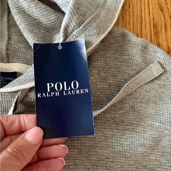 Ralph Lauren Heather Gray Hooded Sleepwear - NWT - XL - Picture 2 of 10